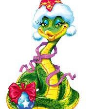 Схема вышивки «Змея»