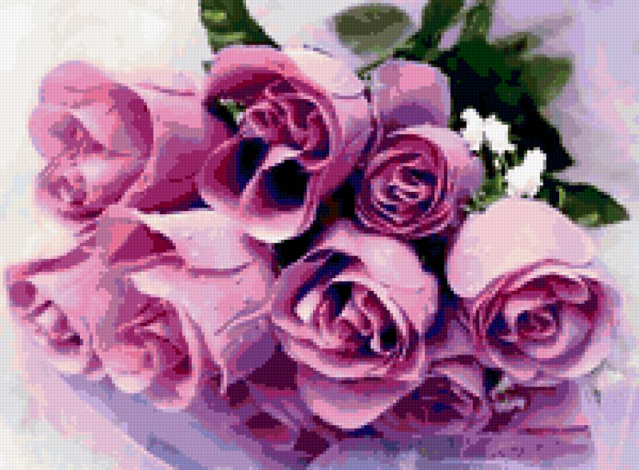 розовые розы - цветы, роза - предпросмотр