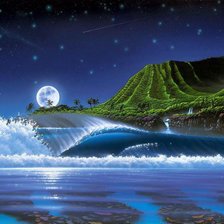 Схема вышивки «полнолуние»