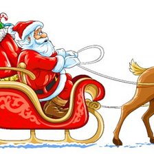 Схема вышивки «санта»