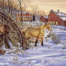 Схема вышивки «Лисичка»