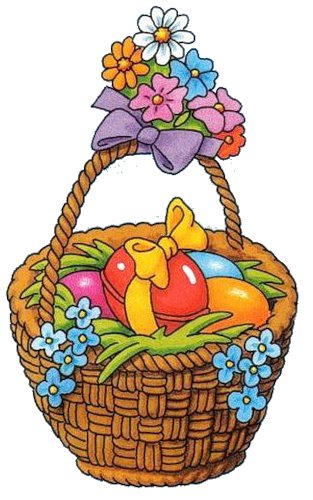корзиночка - корзина, пасха, крашанки, корзинка - оригинал
