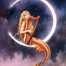 Схема вышивки «русалка»