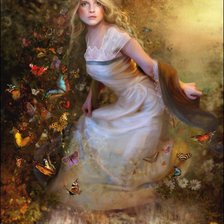 Схема вышивки «у водопада»