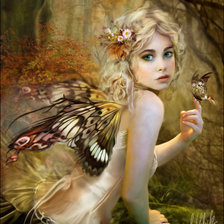 Схема вышивки «фея»