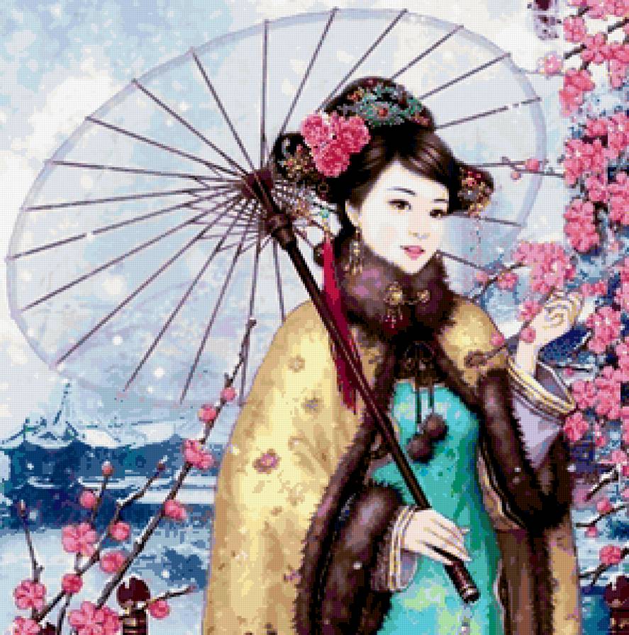 японка - девушка, женщина, японка - предпросмотр