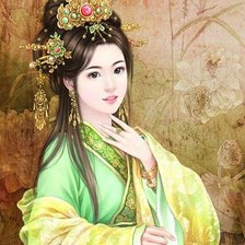 Схема вышивки «японка»