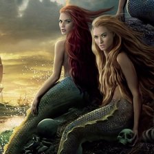 Схема вышивки «русалки»