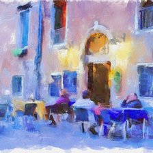 Схема вышивки «Улицы Венеции»