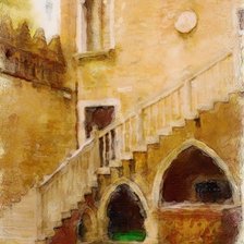 Схема вышивки «Венецианский дворик»