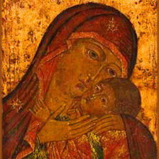 Схема вышивки «КОРСУНСКАЯ икона БОГОРОДИЦЫ.»