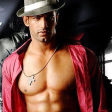 Схема вышивки «Упен Патель, Индия, модель»