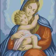 Схема вышивки «мадона»