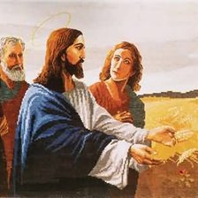 Схема вышивки «Исус»