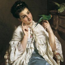 Схема вышивки «женский образ в живописи»