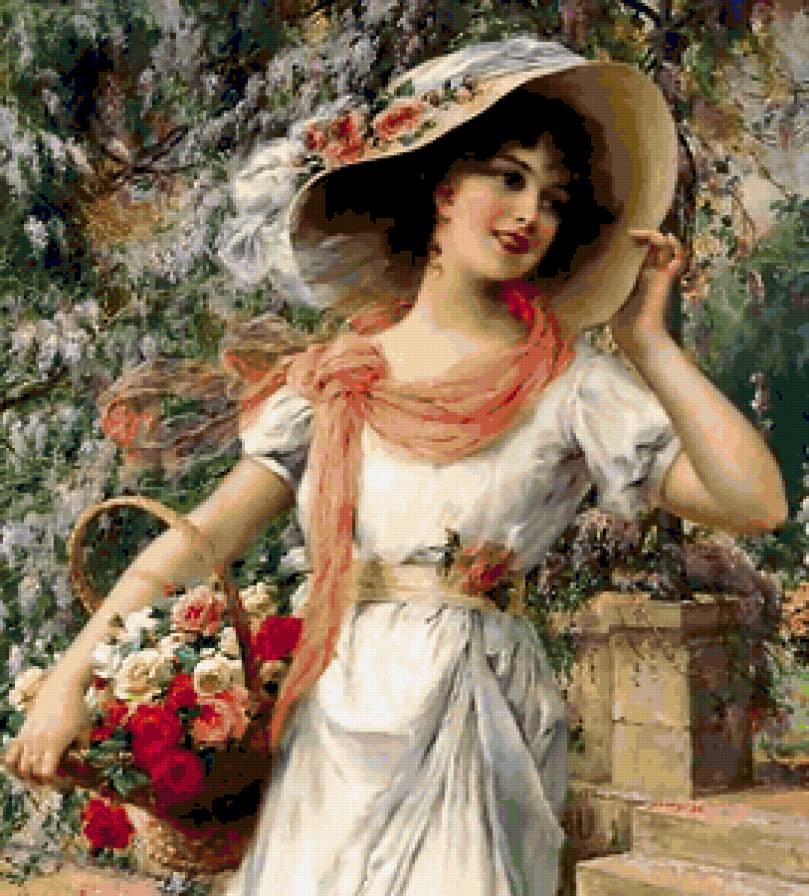 красота женщины - красота женщины, женщина, девушка, живопись, портрет, картина - предпросмотр