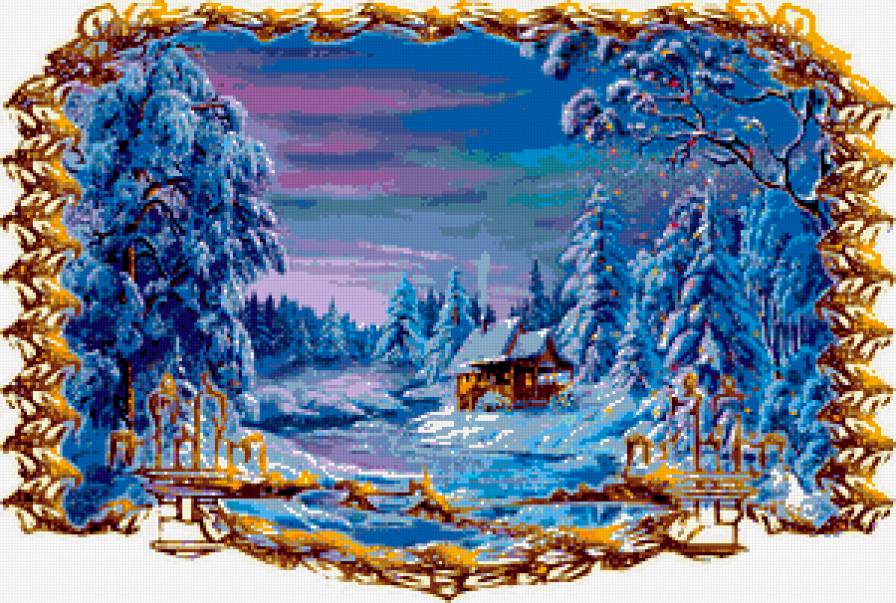 зимняя сказка - природа, пейзаж, зима - предпросмотр