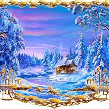 Схема вышивки «зимняя сказка»