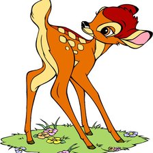 Схема вышивки «Бэмби»