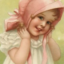 Схема вышивки «милая девочка»