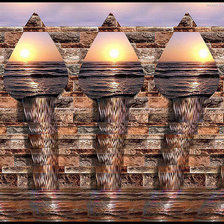 Схема вышивки «вода»