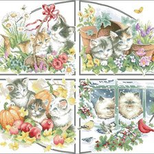 Схема вышивки «Времена года»