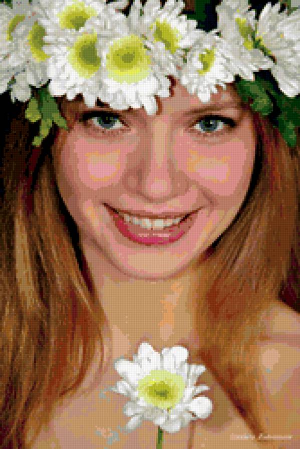 №207361 - венок, портрет, девушка - предпросмотр