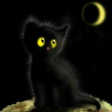 Схема вышивки «котенок»