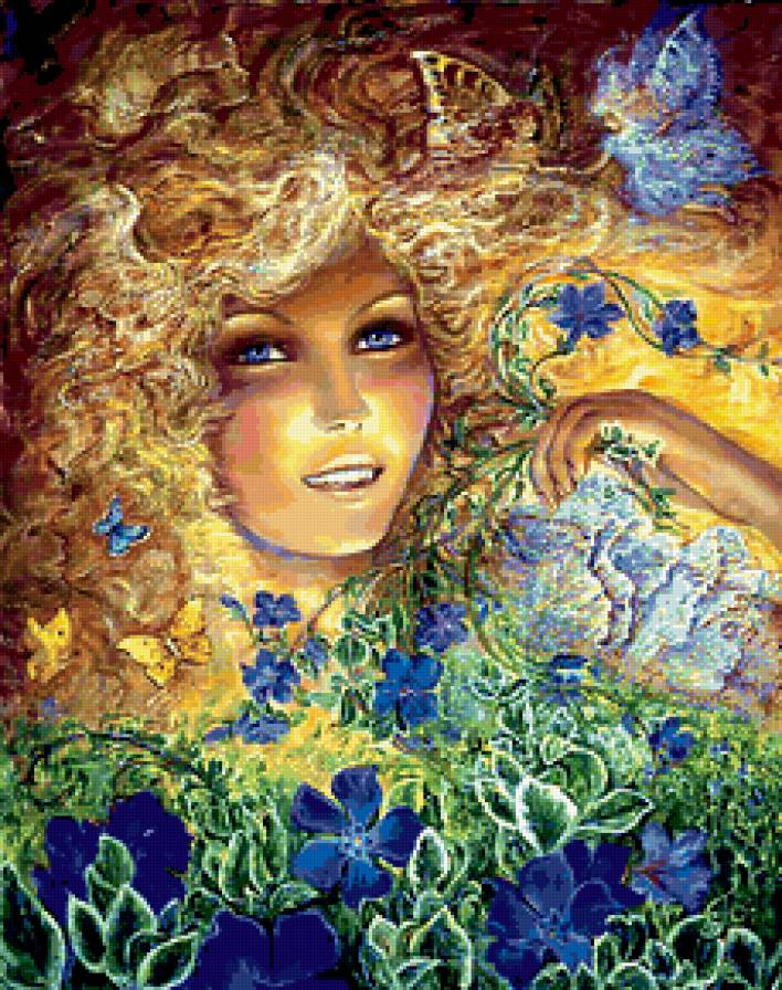 картина Уолл - девушка, картина, живопись, искусство - предпросмотр