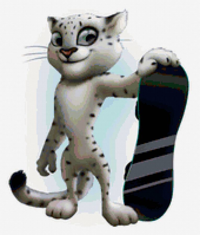 Леопард - мультик, леопард, животные - предпросмотр