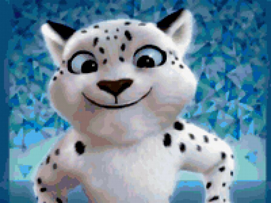 Леопард - животные, мультик, леопард - предпросмотр