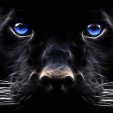 Схема вышивки «пантера»