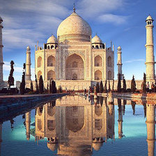 Схема вышивки «Тадж Махал»