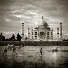 Схема вышивки «Тадж Махал»