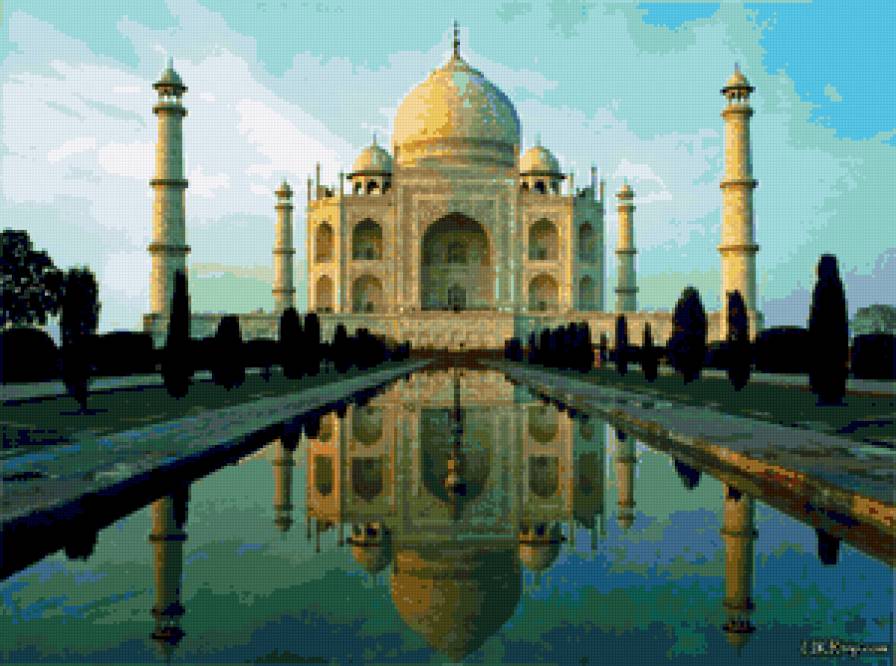 Тадж Махал - замок, индия, дворец - предпросмотр