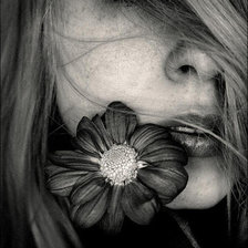 Схема вышивки «девушка»