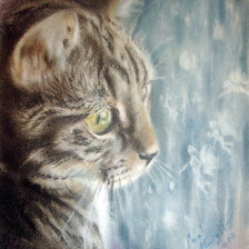 Схема вышивки «Рано утром.»