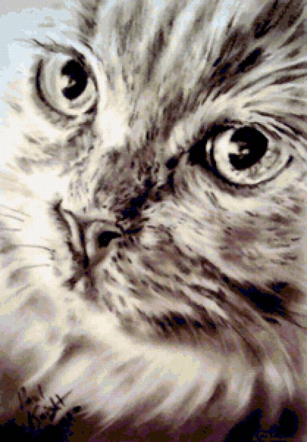 Задумчивый. - коты, кошки - предпросмотр