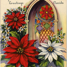 Схема вышивки «цветы»