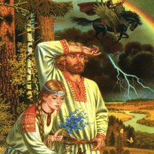 Схема вышивки «русские сказки»