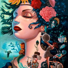 Схема вышивки «восточые сказки»