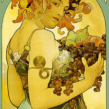 Схема вышивки «картина альфонса мухи»