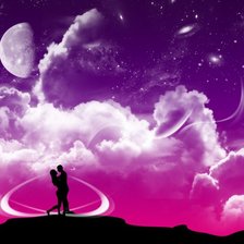 Схема вышивки «Ночная парочка»