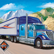 Схема вышивки «грузовой автомобиль»