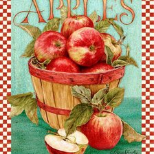 Схема вышивки «Яблоки»