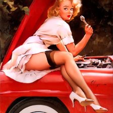 Схема вышивки «ретро»