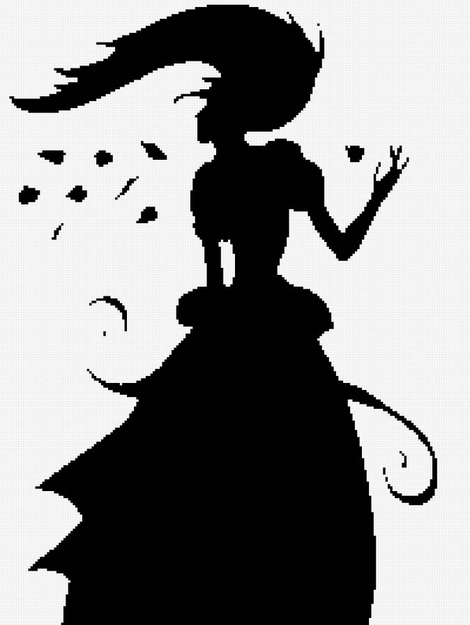 Силуэт - силуэт - предпросмотр