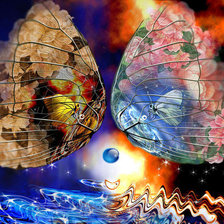 Схема вышивки «Бабочки»