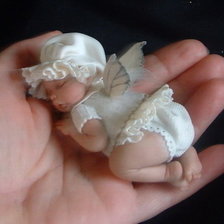 Схема вышивки «ангелок»