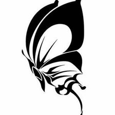 Схема вышивки «бабочка»